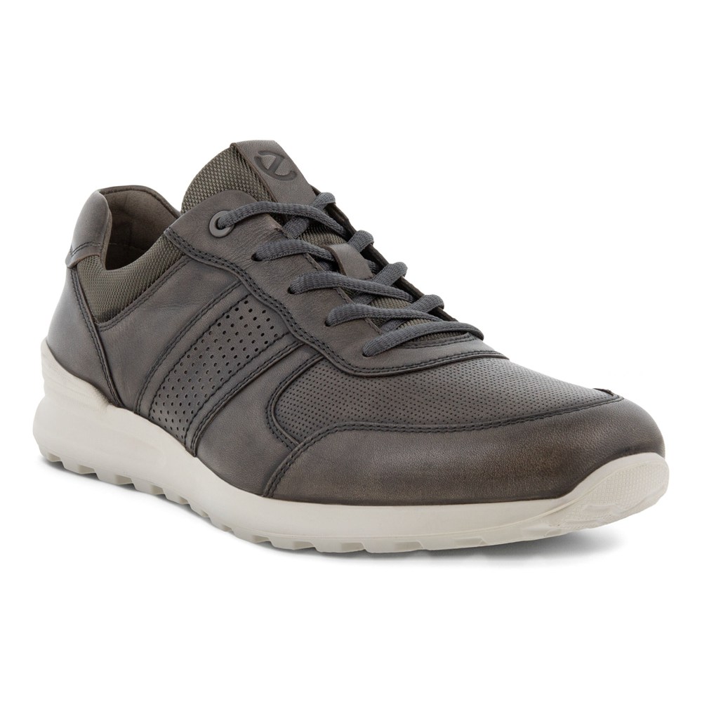 ECCO Mens Sneakers Dark Grey - Cs20 Perforateds - IZV-098723